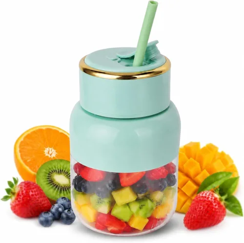 Batidora portátil 27.1 fl oz USB recargable batido taza | BPA-Free Food Grade Material, 2000mAh Battery, Compact 11x16cm, Detachable for Easy