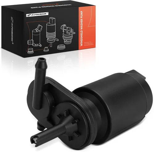 Miniatura 10 de A-Premium Bomba de limpiaparabrisas delantera o trasera compatible con Chevy Equinox y Volkswagen Passat, Golf, Jeep Renegade y Fiat 500, Suzuki