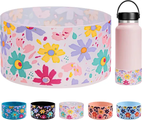 Miniatura 15 de HEYSKAY Funda protectora de silicona para botella de agua Hydro Flask y compatible con Stanley Tumbler, Yeti, Simple Modern, accesorios para Mezcla