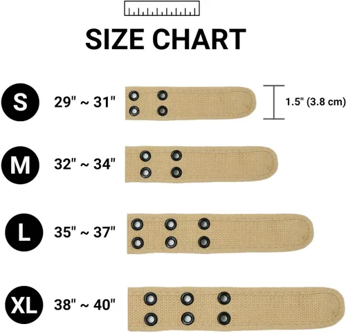 Miniatura 9 de Funky Junque Mens Women Belt Work Tactical Canvas Military Double Pronged Heavy Duty Army Grommets Web Black Grunge
