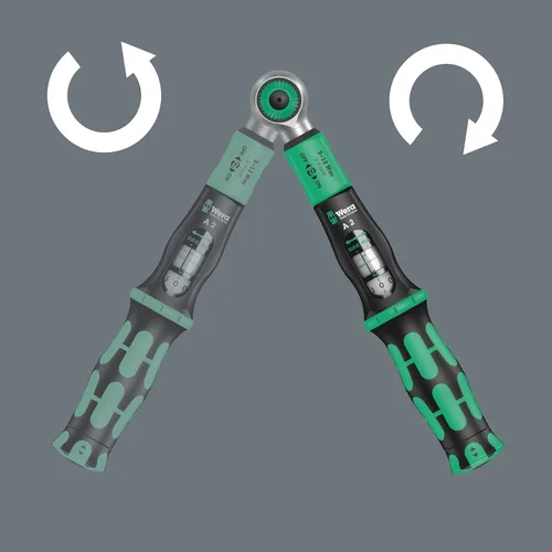 Miniatura 6 de Wera 05075832001 Safe-Torque A 2 Juego 1, Juego de llaves dinamométricas, 1/4" hexagonal, 2-12 Nm, 23 piezas, negro verde