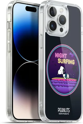 Miniatura 38 de Head Case Designs Peanuts Tropical Surf Snoopy Aloha Disco Gel Funda con licencia oficial [protección de grado militar] compatible con Apple iPhone