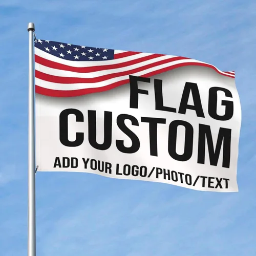 Miniatura 9 de Bandera personalizada de 2 x 3 pies de doble cara para exteriores, personaliza imprime tu propio texto/foto/Logo, banderas personalizadas