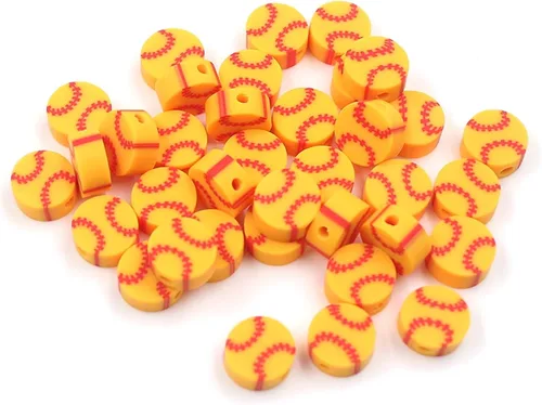 Miniatura 31 de 100 cuentas de arcilla polimérica mixta Heishi para hacer pulseras, aretes, collares, joyas Bola