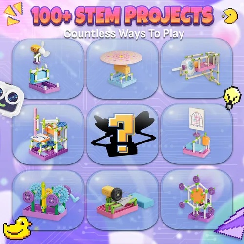Miniatura 3 de SMILESSKIDDO Kit de ciencia para niñas de 5, 6, 7, 8, 10 años, juguetes STEM para niñas, ideas de regalo de cumpleaños para niñas, proyectos