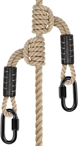 Miniatura 9 de BeneLabel Poseidon Series Prusik - Cuerdas cosidas, seguridad, 19 pulgadas, diámetro 2/5 pulgadas, paquete de 2, color negro