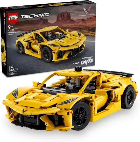 LEGO Technic Chevrolet Corvette Stingray - Juego de construcción de juguete de auto para niños, niñas y niños, a partir de 9 años - Kit de modelo de
