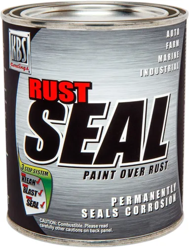 Miniatura 7 de Revestimiento para eliminar el óxido RustSeal KBS, Negro satinado Brillo negro