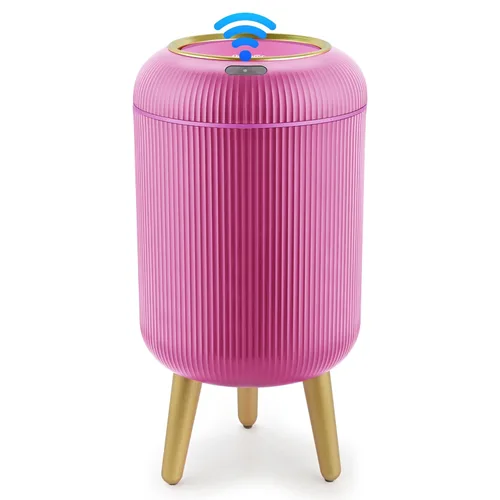 Miniatura 8 de Pukomc Papelera con sensor inteligente, conveniente e higiénico, fácil de usar, sensor de tecnología, impermeable, papelera de plástico para cocina
