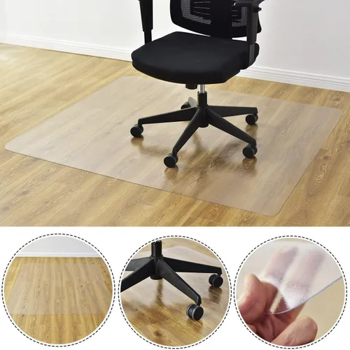 Miniatura 3 de Goplus tapete de PVC transparente, multifunción, para protección de pisos duros, Transparente