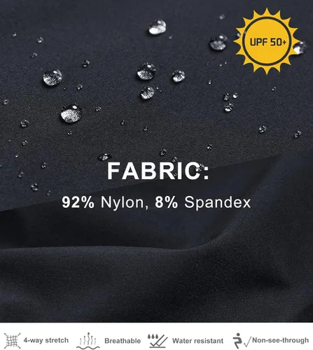 Miniatura 4 de Libin - Pantalones ligeros para correr de secado rápido para mujer pantalones de senderismo con bolsillos con cremallera