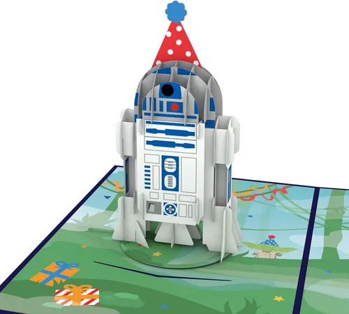 Miniatura 8 de Lovepop Star Wars™ The Death Star™ Tarjeta Desplegable de Enfrentamiento de la Estrella de la Muerte, Tarjeta 3D, Tarjeta de Cumpleaños, Tarjeta