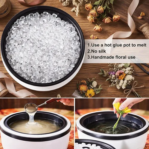 Miniatura 2 de Maitys Pegamento para encoladora de cantos termofusible de 3.53 oz para máquina de bandas de borde, gránulos de pegamento caliente, cuentas