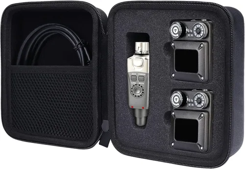 Miniatura 2 de co2CREA Reemplazo de estuche de viaje duro para Xvive U4R2 Sistema de monitoreo intrauditivo inalámbrico IEM Transmisor Receptor Beltpack