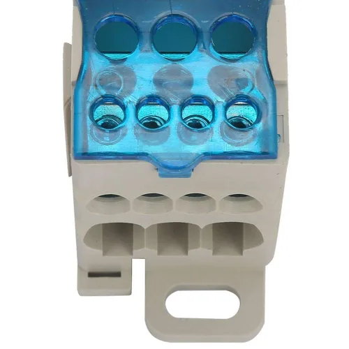 Miniatura 9 de Caja de distribución de bloque de terminales, Caja de distribución de bloque de terminales de carril DIN Conector de cable eléctrico Caja