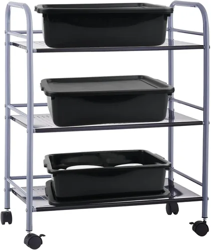Miniatura 4 de Xyskin Bolsa de autobús utilitario de almacenamiento con tapa, caja de autobús comercial de restaurante, 3 paquetes