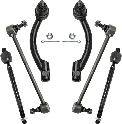 Detroit Axle - Kit de suspensión delantera de 6 piezas para Kia Forte Koup 14-16, Forte Forte5 14-18, 2 eslabones de extremo de barra