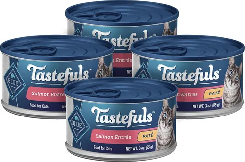 Miniatura 19 de Blue Buffalo Tastefuls - Paquete variado de comida húmeda natural para gatos, pollo, pavo y pollo, pescado y atún de océano, latas de 5.5 onzas