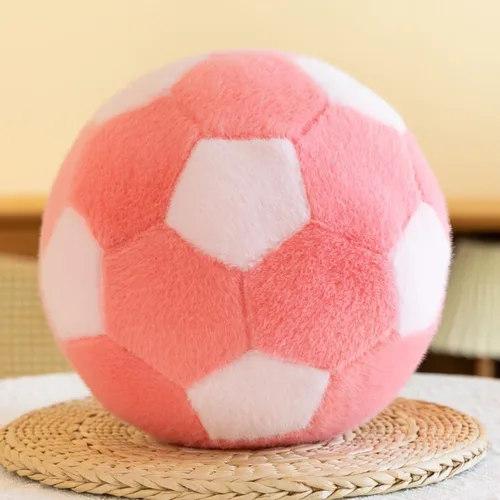 Miniatura 10 de Soccer Pillow Soft Football Throw Pillow Round Home Decor Soccer Decorative Pillow Aesthetic Soccer Sports Ball Plush Pillows for Couch Bed Bedroom
