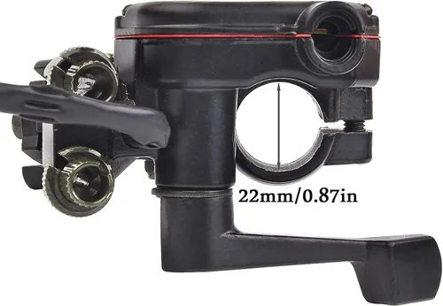 Miniatura 3 de Acelerador de pulgar de 7/8 de pulgada y 0.866 in compatible con 50 cc, 90 cc, 150 cc, 250 cc, ATV, Roketa, Taotao, Sunl Kazuma Go Kart, con cable