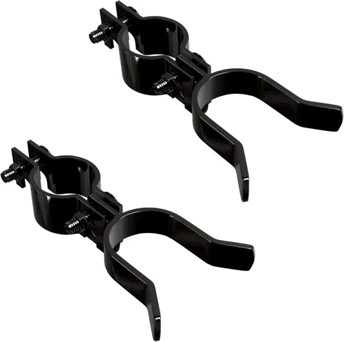 Miniatura 13 de VIVIDA Pestillo de puerta de enlace de cadena de 1-3/8 pulgadas x 2-3/8 pulgadas, pestillo de horquilla negro para valla de eslabones de cadena