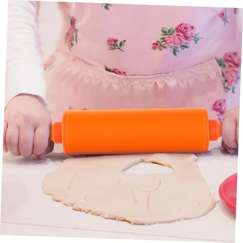 Miniatura 5 de STOBOK Mini rodillos para niños, herramientas de masa para el hogar, cocina, niños, paquete de 3 (color al azar)