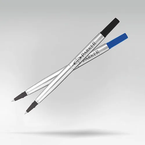 Miniatura 7 de Parker Recambio de bolígrafo roller, punta fina, tinta azul QUINK, 1 unidad