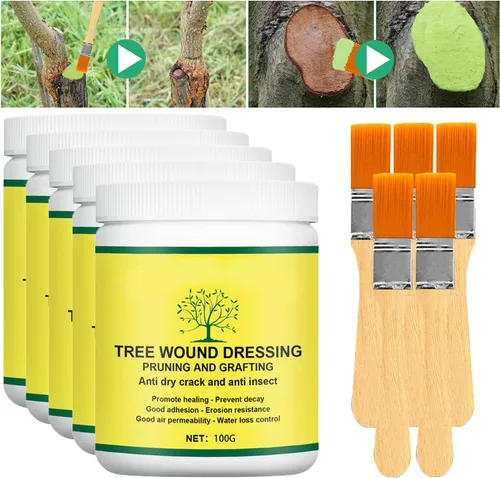 Miniatura 10 de Sellador de heridas de árbol, pasta de corte de bonsái, sellador de poda, pasta curativa para heridas de árboles, sellador de poda y aderezo de 1 x