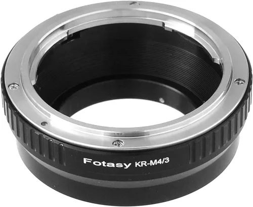Miniatura 15 de Fotasy Adaptador Manual de Lente NK a M4/3, Montura F a MFT, Compatible con Nikon F lente Panasonic G7 G9 GF8 GF90 GH5 II GX7 GX9 GX850 G90 G91 G95