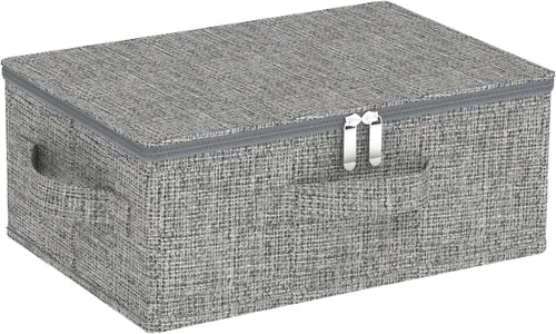 Miniatura 11 de Caja de almacenamiento debajo de la cama con tapa, organizadores de ropa plegables, cestas de organización para el hogar para ropa, zapatos, mantas