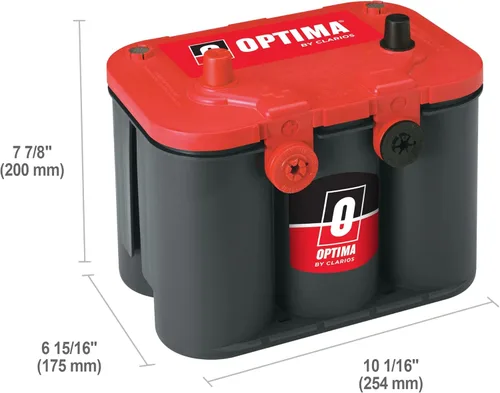 Miniatura 2 de Batería de arranque Optima 8004–003 34/78, Rojo