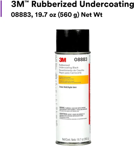 Miniatura 2 de 3M Aerosol de revestimiento de goma, 08883, 19.7 onzas, acabado texturizado, anticorrosivo, multiusos para automóviles, camiones y vehículos