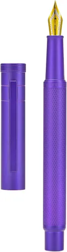 Miniatura 58 de Hongdian Bolígrafo Rollerball Bosque Azul Oscuro con Repuesto de Tinta Negra Schmidt, Diseño Clásico con Estuche de Metal para Firma de Negocios
