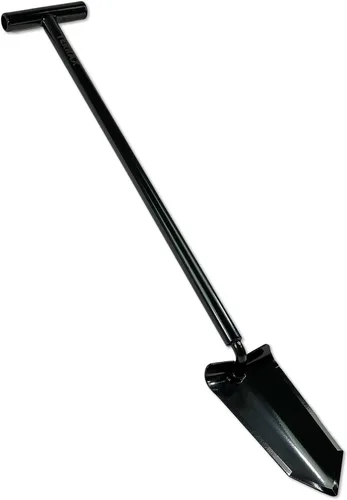 Miniatura 2 de TerraX Master Digger - Pala con mango en T de raíz/césped de 34 pulgadas y excavadora de mano de doble dentada con funda para cinturón, paisajismo