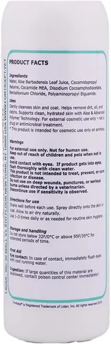 Miniatura 6 de Forticept Maxi-Wash - Spray para tratamiento de puntos calientes, cuidado de heridas y alivio de picazón para perros y gatos. Alivia arañazos