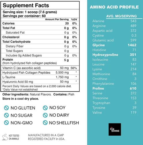 Miniatura 6 de Péptidos de colágeno y nutrición capilar + cinatina HNS + ácido hialurónico + biotina