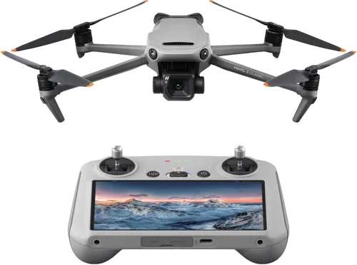 DJI Mavic 3 Classic (DJI RC), dron con cámara Hasselblad CMOS 4/3, video HD 5.1K, tiempo de vuelo de 46 minutos, detección omnidireccional de