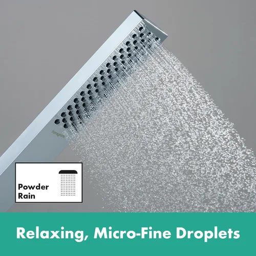 Miniatura 3 de hansgrohe Pulsify E 24371001 - Ducha de mano con 1 pulverizador de 3 pulgadas con barra deslizante y manguera en polvo, cromado, 24371001
