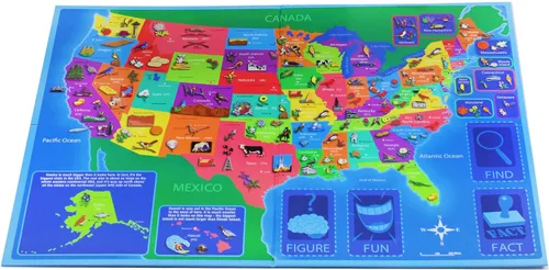 Miniatura 9 de Game Zone Great States - Divertido y educativo juego de geografía para mayores de 7 años - Una forma atractiva de aprender sobre los 50 estados