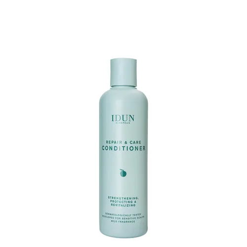 IDUN Minerals Acondicionador reparador, desenredante para cabello seco/dañado, humedad y fuerza intensas, suave, sedoso, ácido málico, células madre