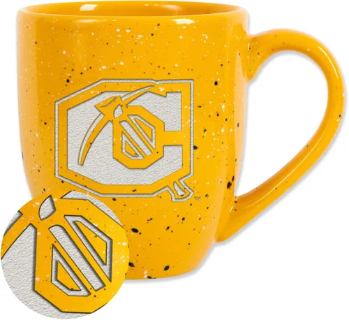 Miniatura 329 de Rico Industries NCAA Virginia Tech Hokies Maroon - Taza de café de cerámica grabada con láser, color del equipo, 16 onzas