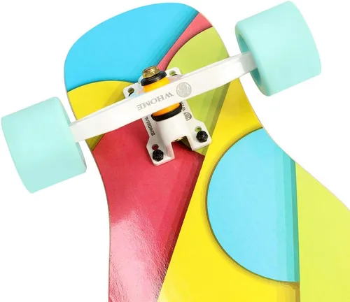 Miniatura 3 de WHOME Longboard - Tablas largas de 42 pulgadas para adultos/adolescentes/niñas/principiantes / Pro Freestyle Dancing Longboards Skateboard con T-Tool
