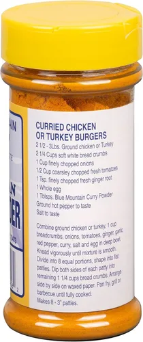 Miniatura 8 de Blue Mountain Country Curry jamaicano en polvo, 6 onzas – Auténtica mezcla de curry de las Indias Occidentales – Condimento caribeño para pollo