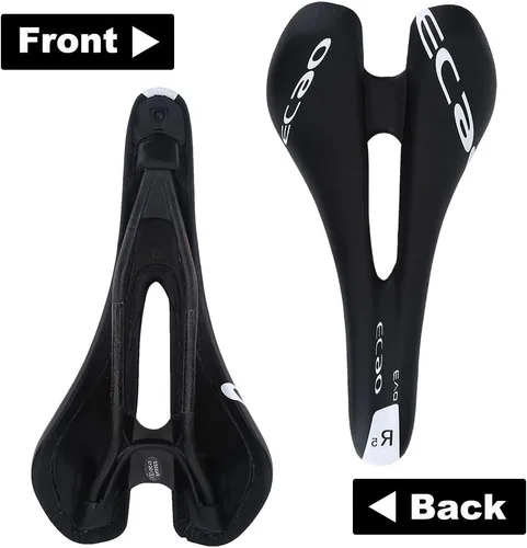 Miniatura 9 de VGEBY - Sillín de fibra de carbono, asiento de bicicleta para ciclismo de montaña y carretera, asiento de repuesto ligero para bicicleta deportiva