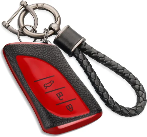 Miniatura 52 de Funda para llavero Buick con llavero de pulsera de circonita de moda, diseño de diamantes encantadores funda suave para Avenir Envision Encore Chevy