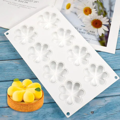 Miniatura 4 de Molde de Silicona para Donas de Flores, Molde para Pastel de Fondant, Herramientas de Horneado de Chocolate DIY, Accesorios de Decoración