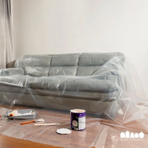Miniatura 5 de Plasticplace Láminas de plástico transparente │ 4 mil │ 10'W x 100'H (1 rollo)