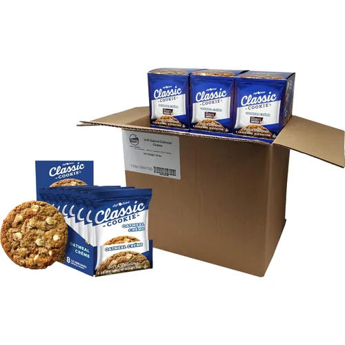 Miniatura 23 de Galletas Classic Cookie suaves horneadas con relleno de crema y galleta, hechas con chips de crema blanca Hershey's® Premier, 2 cajas, 16 galletas