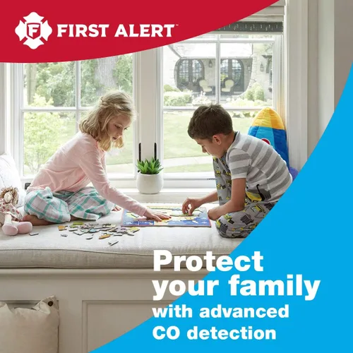 Miniatura 2 de First Alert - Alarma de monóxido de carbono de enchufar, con respaldo de batería