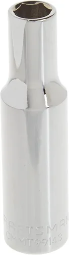 CRAFTSMAN Llave de vaso profundo, métrica, 3/8 pulgadas de transmisión, 8 mm, 6 puntos (CMMT99143)